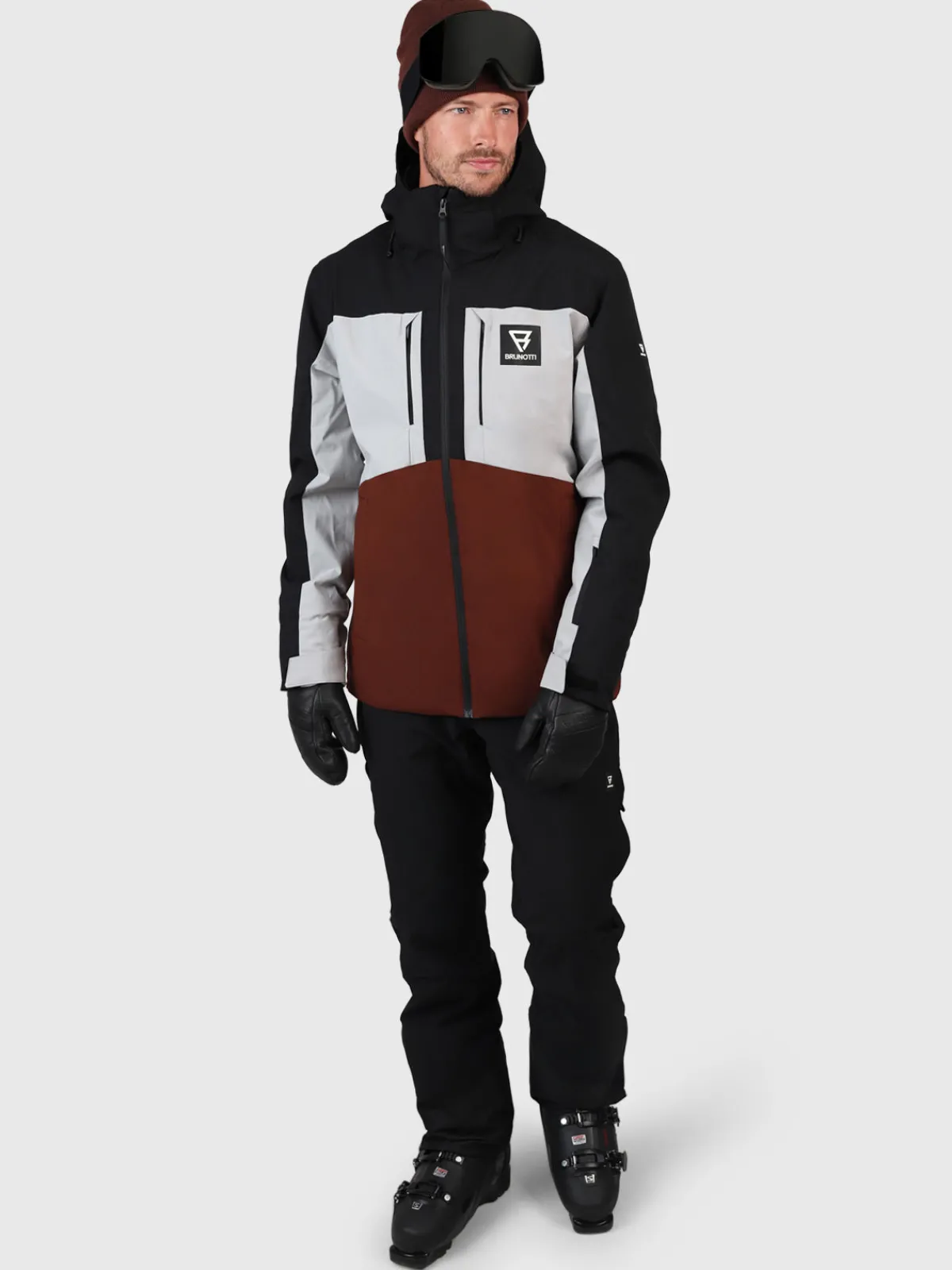 Clearance Brunotti Aratin Heren Ski Jas | Zwart Black