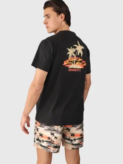 New Brunotti Archi Heren T-shirt | Pirate Black PirateBlack