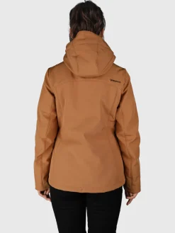 Online Brunotti Aries-N Dames Softshell Jas | Bruin