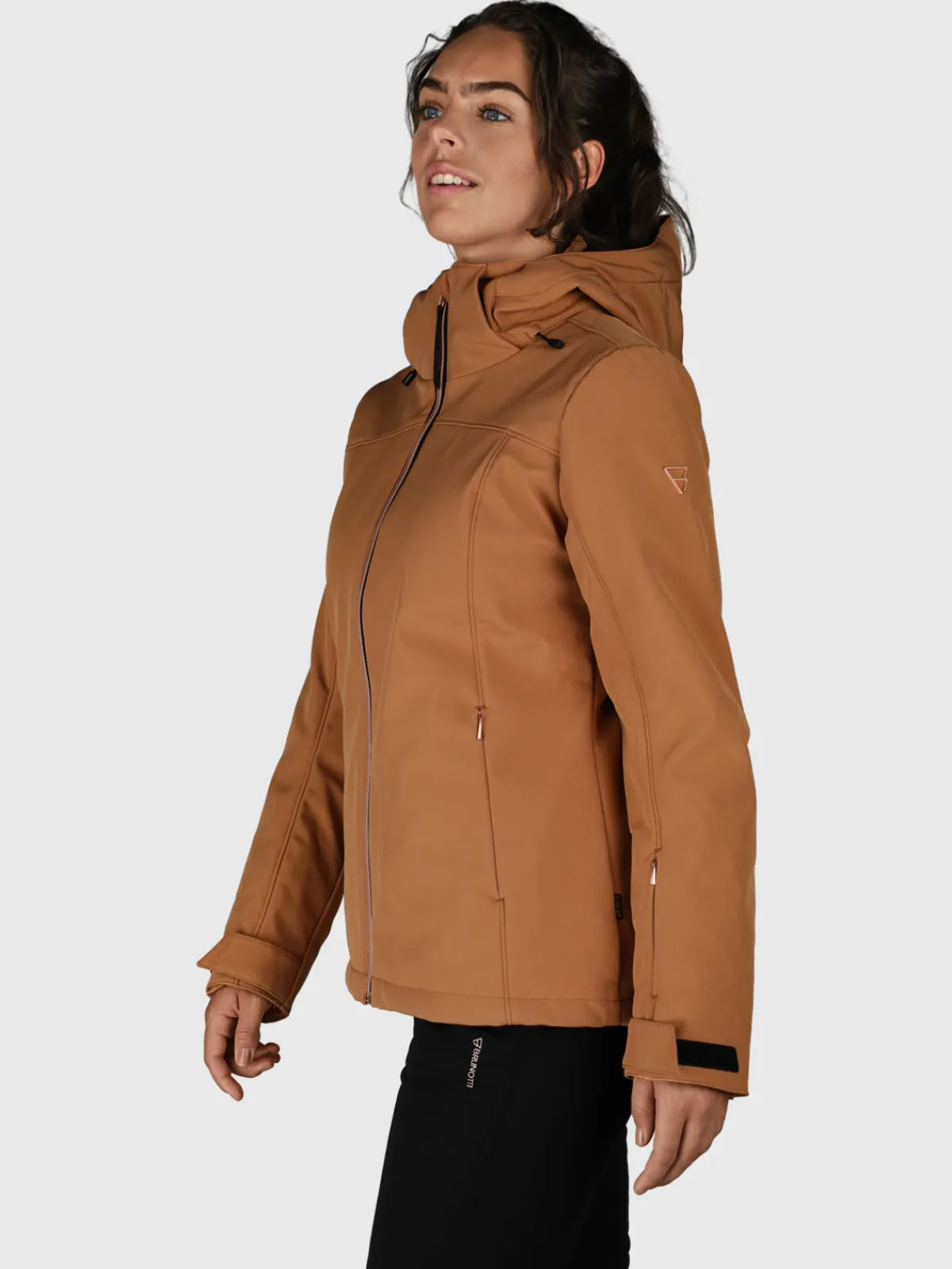 Online Brunotti Aries-N Dames Softshell Jas | Bruin