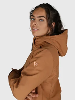 Online Brunotti Aries-N Dames Softshell Jas | Bruin
