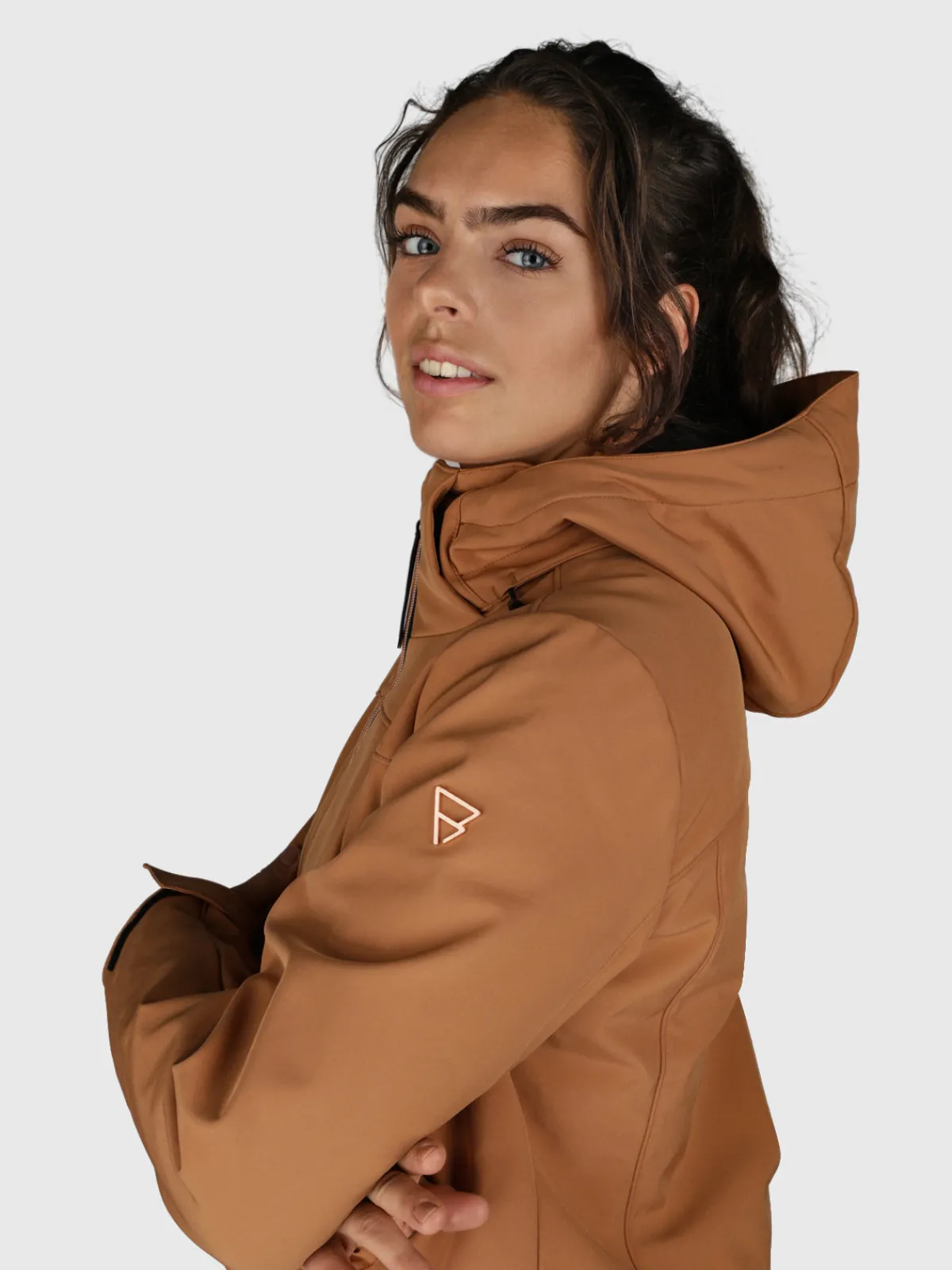Online Brunotti Aries-N Dames Softshell Jas | Bruin