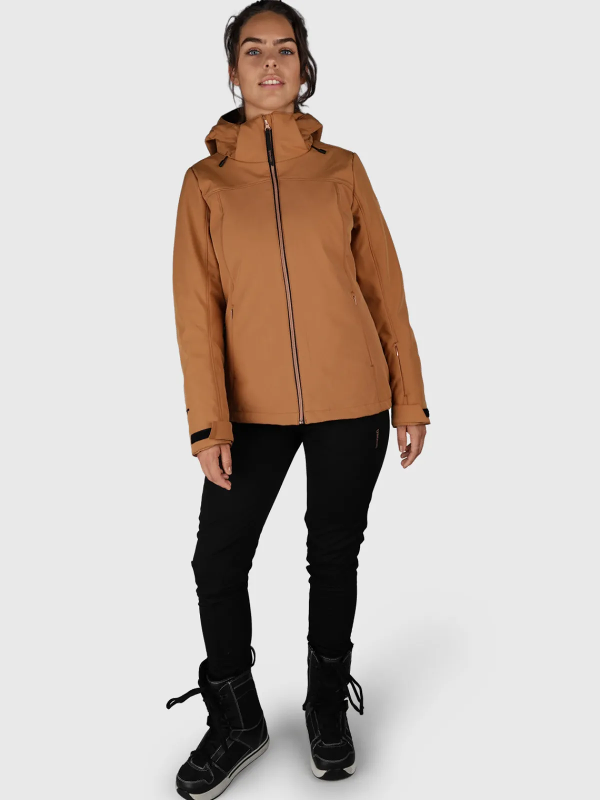 Online Brunotti Aries-N Dames Softshell Jas | Bruin