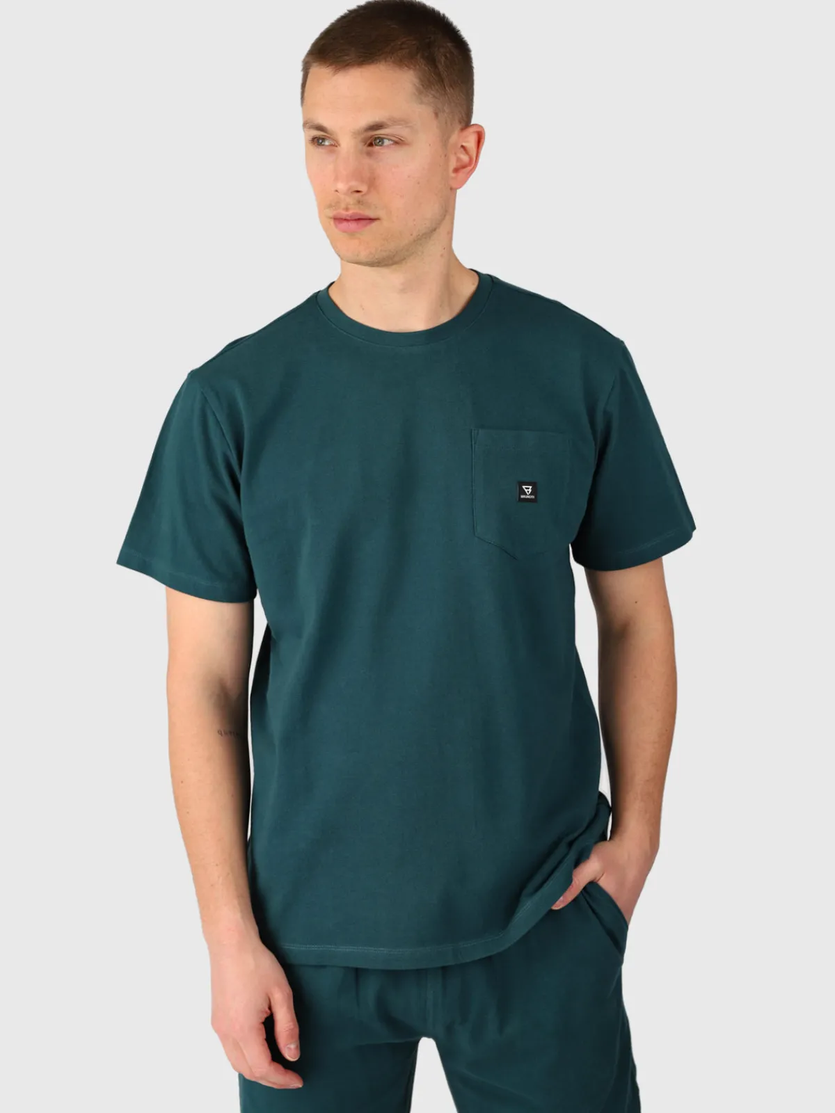 New Brunotti Axle-Pique Heren T-shirt | Fuel Green FuelGreen