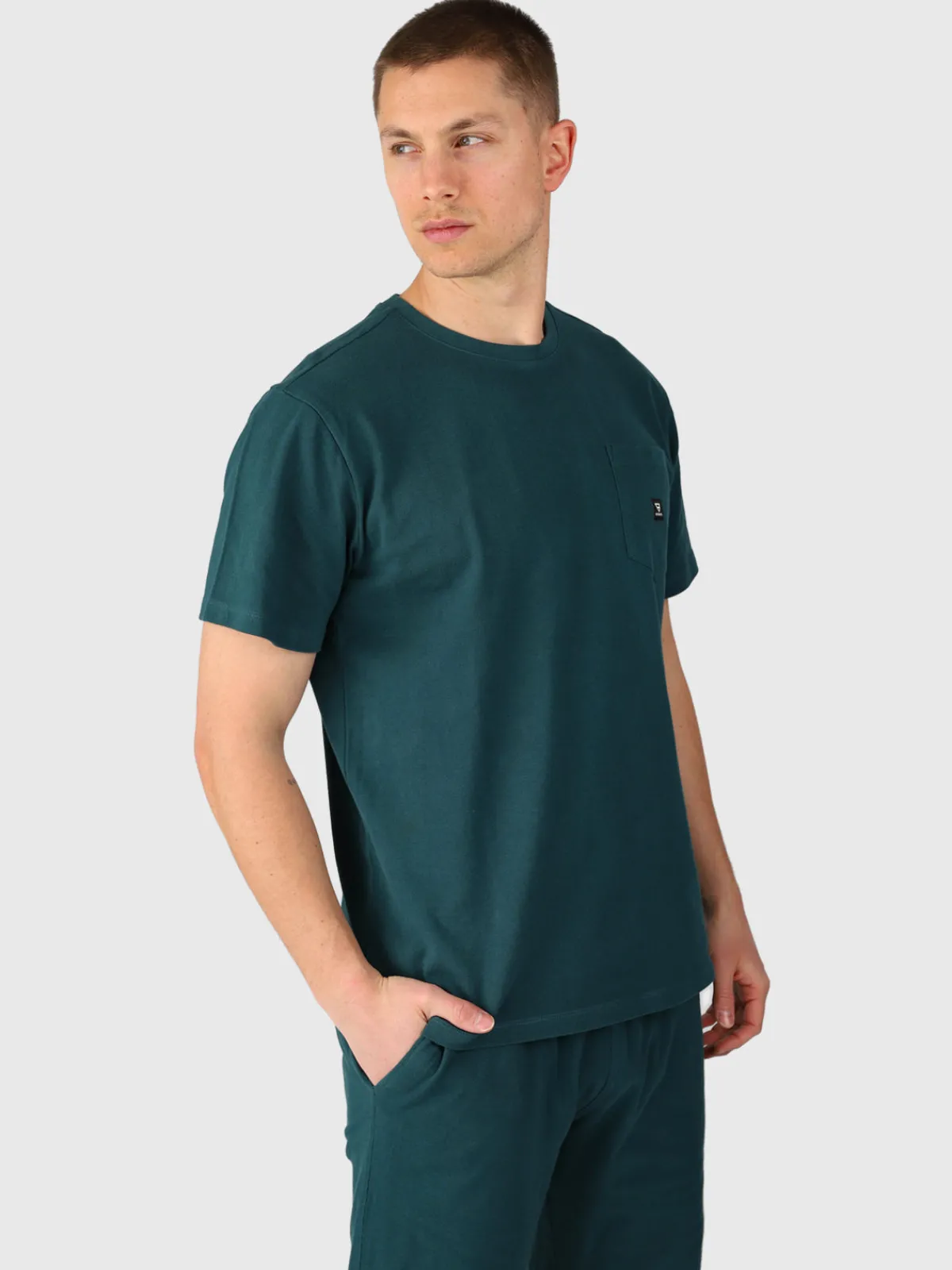 New Brunotti Axle-Pique Heren T-shirt | Fuel Green FuelGreen