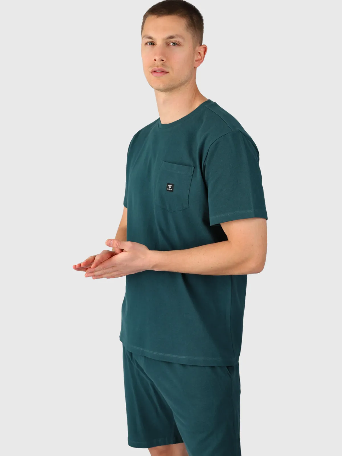 New Brunotti Axle-Pique Heren T-shirt | Fuel Green FuelGreen