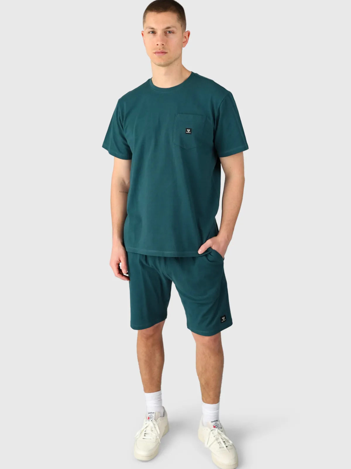 New Brunotti Axle-Pique Heren T-shirt | Fuel Green FuelGreen