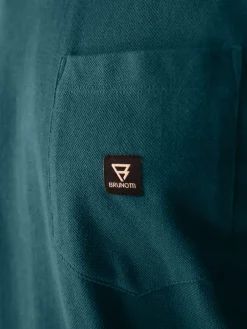 New Brunotti Axle-Pique Heren T-shirt | Fuel Green FuelGreen