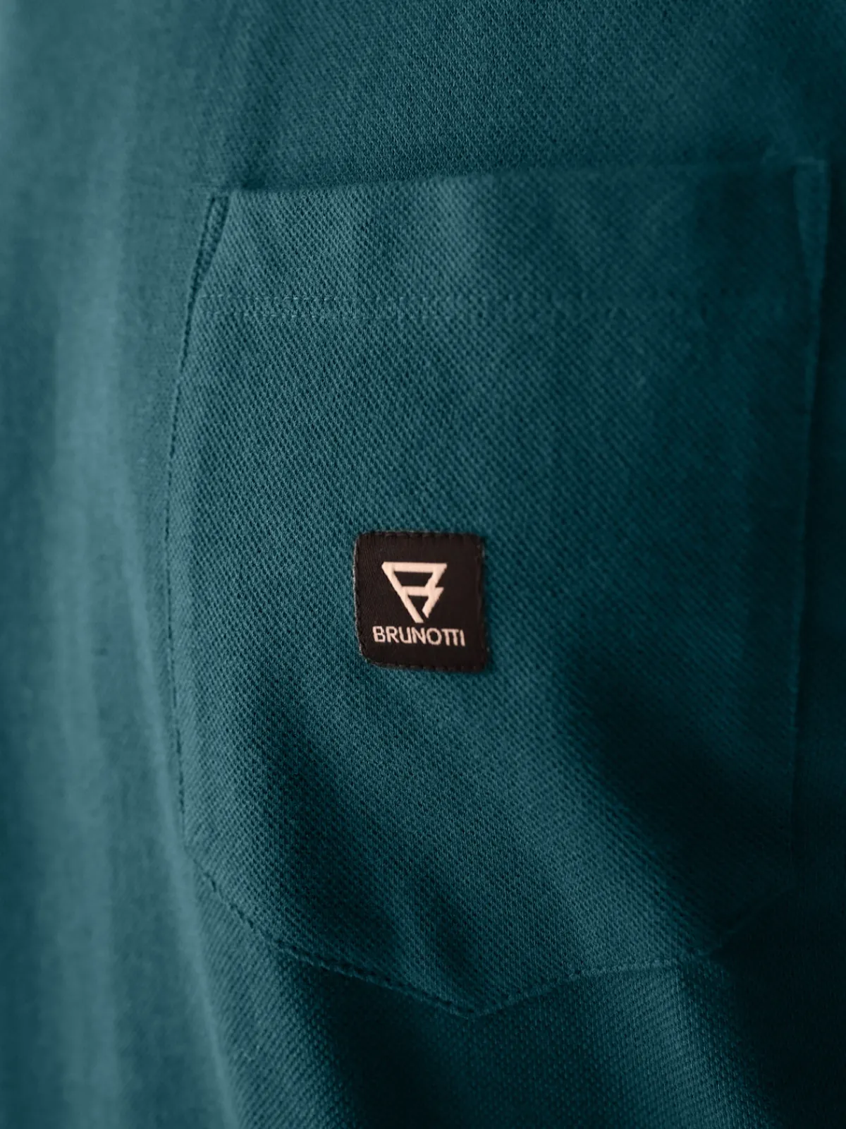 New Brunotti Axle-Pique Heren T-shirt | Fuel Green FuelGreen