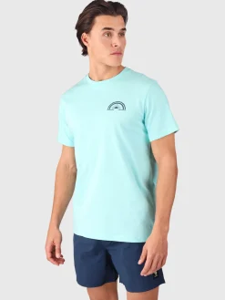 Sale Brunotti Baye Heren T-shirt | Aruba Blue ArubaBlue