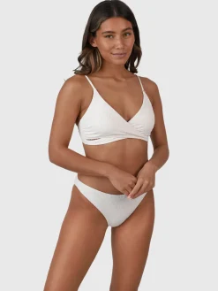 Sale Brunotti Bella-Broderie Dames Bralette Bikini | Snow