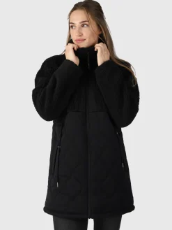 Discount Brunotti Cecile Dames Teddy Jas | Zwart