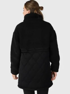 Discount Brunotti Cecile Dames Teddy Jas | Zwart