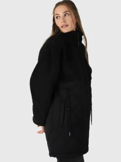 Discount Brunotti Cecile Dames Teddy Jas | Zwart