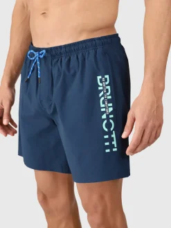 Discount Brunotti Cester Heren Zwemshorts | Night Blue NightBlue