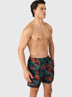 Online Brunotti Cester-Leaves Heren Zwemshort | Fuel Green FuelGreen