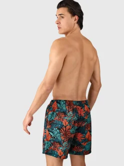 Online Brunotti Cester-Leaves Heren Zwemshort | Fuel Green FuelGreen