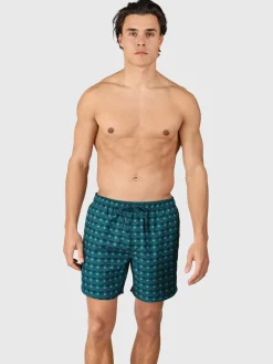 Best Brunotti Cester-Mini Men Swim Shorts | Memories Of The Sun Fuel Green