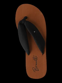 Fashion Brunotti Chiara Woven Dames Flip Flops | Black