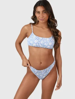 Online Brunotti Cruzin-Swirl Dames Bralette Bikini | Bluebell