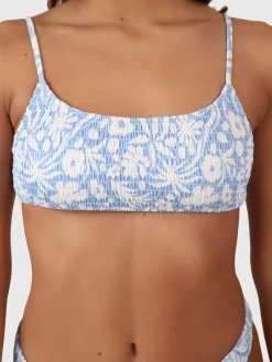 Online Brunotti Cruzin-Swirl Dames Bralette Bikini | Bluebell