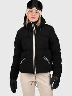 Sale Brunotti Cypress Dames Puffer Ski Jas | Zwart BlackBlack