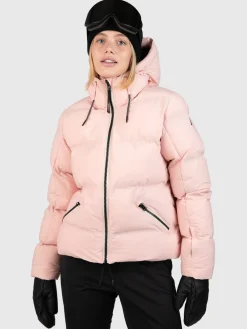 Sale Brunotti Cypress Dames Puffer Ski Jas | Soft Pink SoftPinkPink