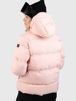 Sale Brunotti Cypress Dames Puffer Ski Jas | Soft Pink SoftPinkPink