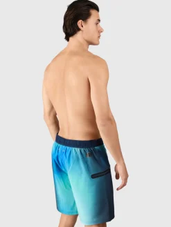 Hot Brunotti Dhion Men Swim Shorts | Neon Blue