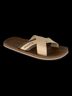 Outlet Brunotti Ebbet Heren Slippers | Beige