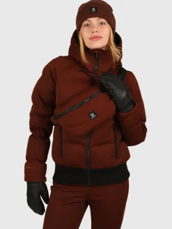 Online Brunotti Firecrown Dames Puffer Ski Jas | Port PortRedenBrown