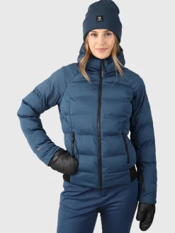 Sale Brunotti Firecrown Dames Puffer Ski Jas | Blauw