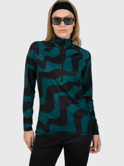 Best Brunotti Galena-Groovy Dames Polygiene Fleece | Ever Green