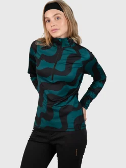 Best Brunotti Galena-Groovy Dames Polygiene Fleece | Ever Green