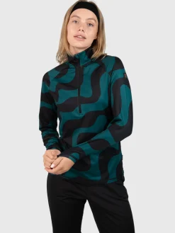 Best Brunotti Galena-Groovy Dames Polygiene Fleece | Ever Green