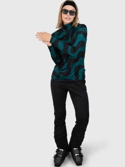 Best Brunotti Galena-Groovy Dames Polygiene Fleece | Ever Green
