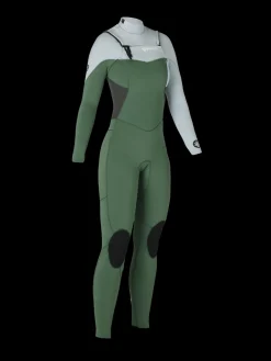 Discount Brunotti Glow Fullsuit 3/2mm Dames Wetsuit | Groen