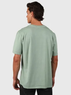 Discount Brunotti Grassroots Men T-Shirt | Bottle Green BottleGreen