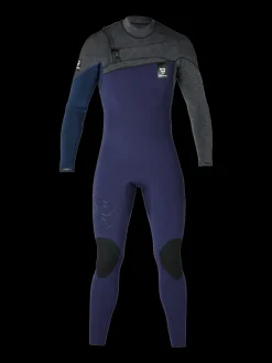 New Brunotti Gravity Fullsuit 4/3 mm Heren Wetsuit | Blauw + Grijs BlauwenGrijs