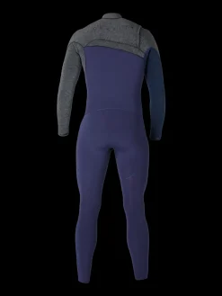 New Brunotti Gravity Fullsuit 4/3 mm Heren Wetsuit | Blauw + Grijs BlauwenGrijs