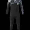 Online Brunotti Gravity Fullsuit 5/3mm Heren Wetsuit | Zwart + Grijs ZwartenGrijs