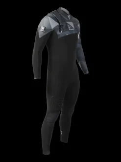 Online Brunotti Gravity Fullsuit 5/3mm Heren Wetsuit | Zwart + Grijs ZwartenGrijs