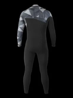 Online Brunotti Gravity Fullsuit 5/3mm Heren Wetsuit | Zwart + Grijs ZwartenGrijs