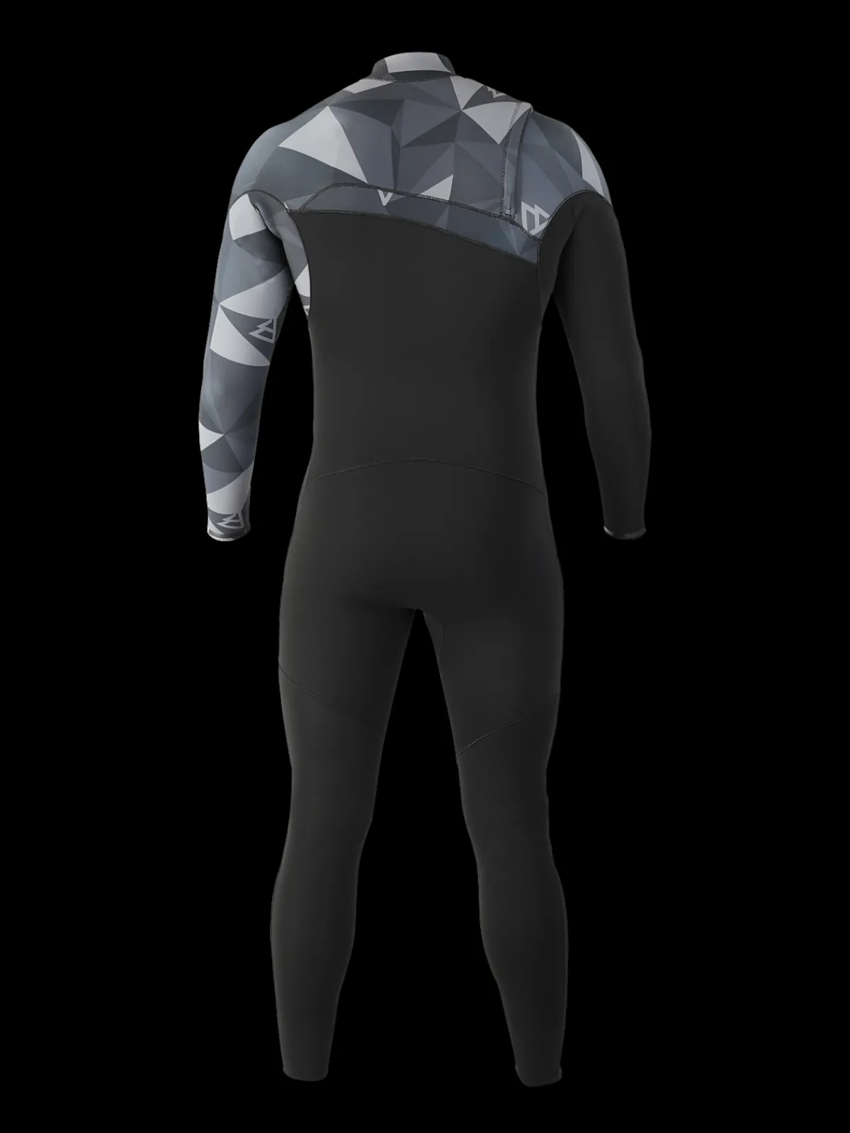 Online Brunotti Gravity Fullsuit 5/3mm Heren Wetsuit | Zwart + Grijs ZwartenGrijs