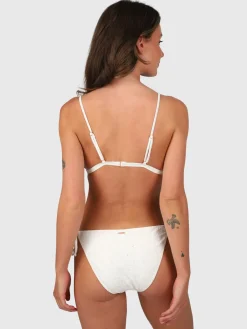 Outlet Brunotti Hana-Broderie Dames Triangel Bikini | Snow