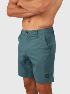 New Brunotti Harret Heren Hybrid Short | Groen