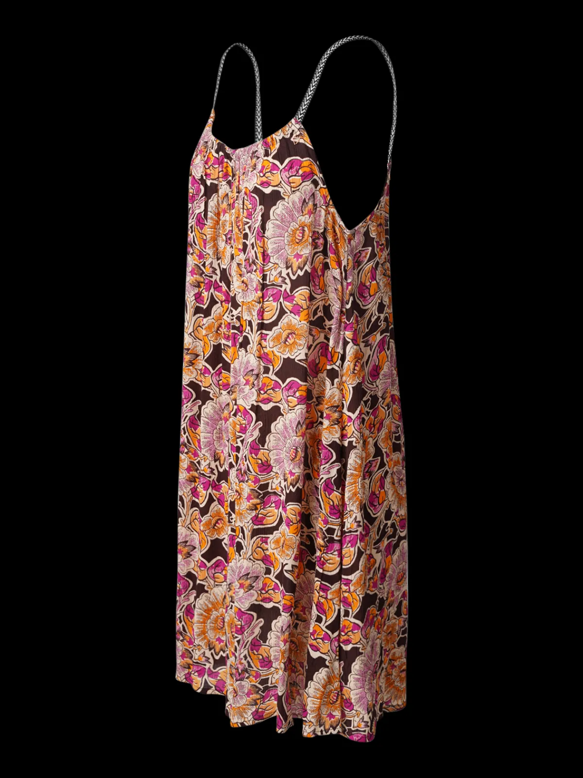 Sale Brunotti Isla-Sakai Dames Jurk | Multi Color Bruin,OranjeenPink