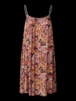 Sale Brunotti Isla-Sakai Dames Jurk | Multi Color Bruin,OranjeenPink