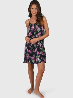Sale Brunotti Isla-Tropicana Women Dress | Indigo Blue ClubTropicanaIndigoBlue