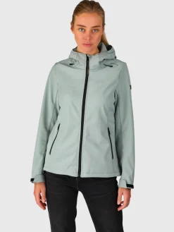 Clearance Brunotti Joos Dames Softshell Jas | Jet Grey JetGrey